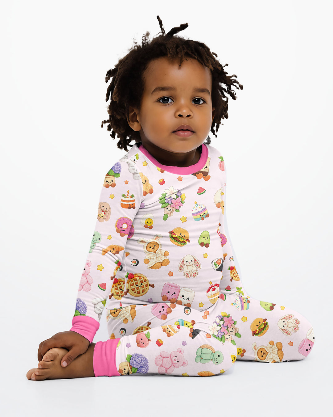 Kawaii Jellycat Bamboo Two Piece Long Sleeve Pajama Set