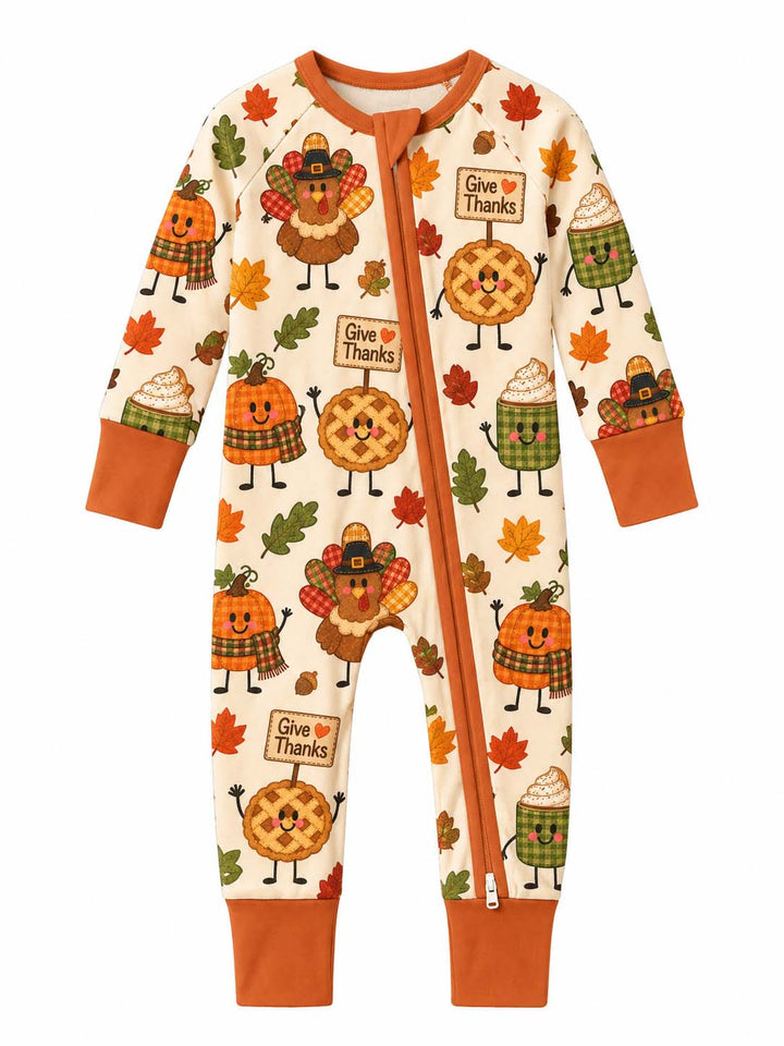 Give Thanks Friends Bamboo Convertible Zippy