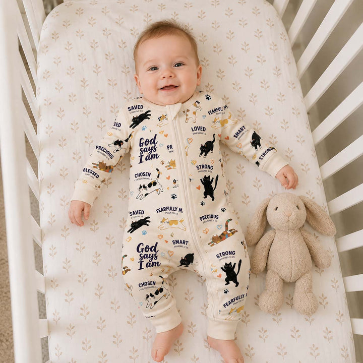 God Says I Am Playful Cats Bamboo Convertible Zippy