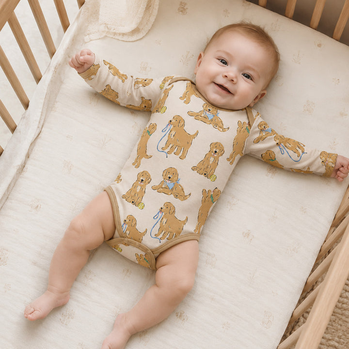 Golden Puppy Playtime Bamboo Bodysuit