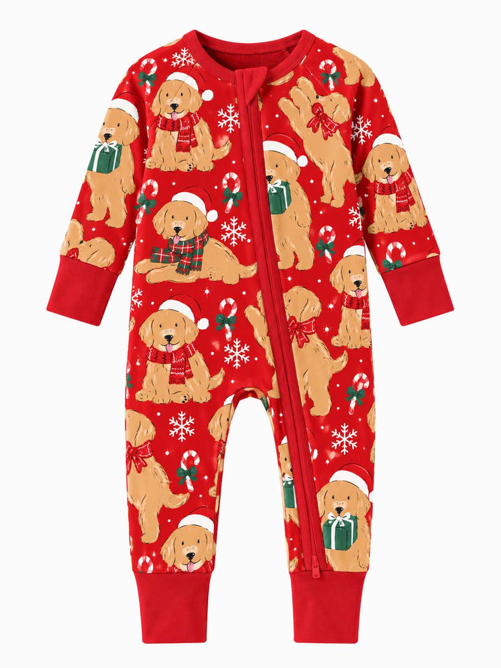 Golden Retriever Christmas Cheer Bamboo Convertible Zippy