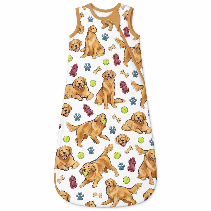 Golden Retriever Dog Park Bamboo Sleep Bag
