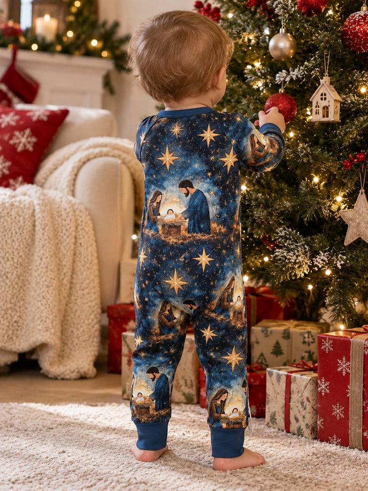 Golden Star Nativity Bamboo Convertible Zippy