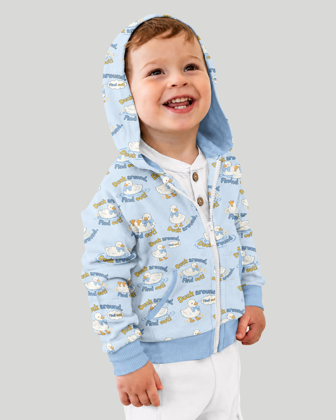 The Duck Around Bamboo Zip Hoodie