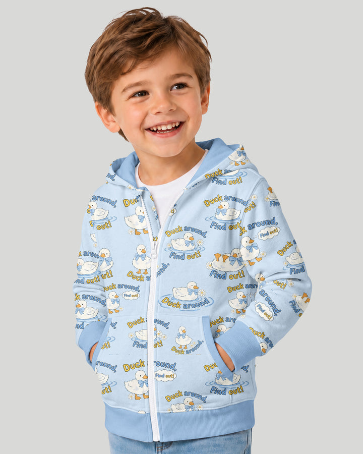 The Duck Around Bamboo Zip Hoodie