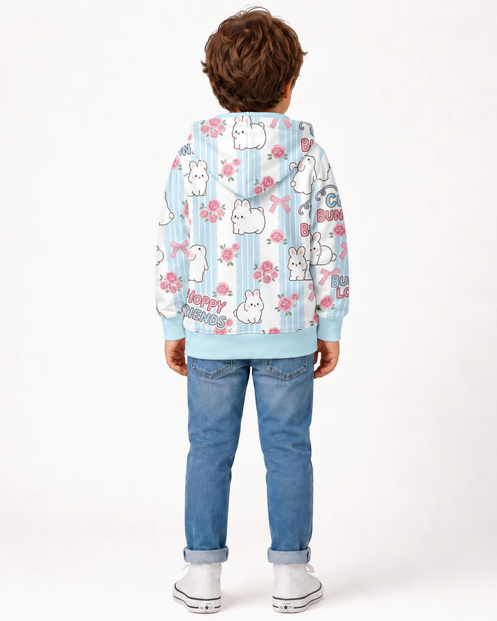 Hoppy Friends Bamboo Zip Hoodie