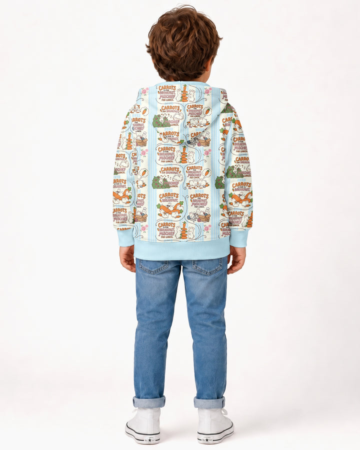 Little Troublemakers Bamboo Zip Hoodie