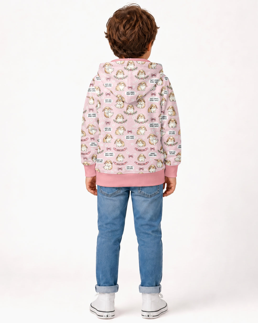 Sweet Bunny Worlds Bamboo Zip Hoodie