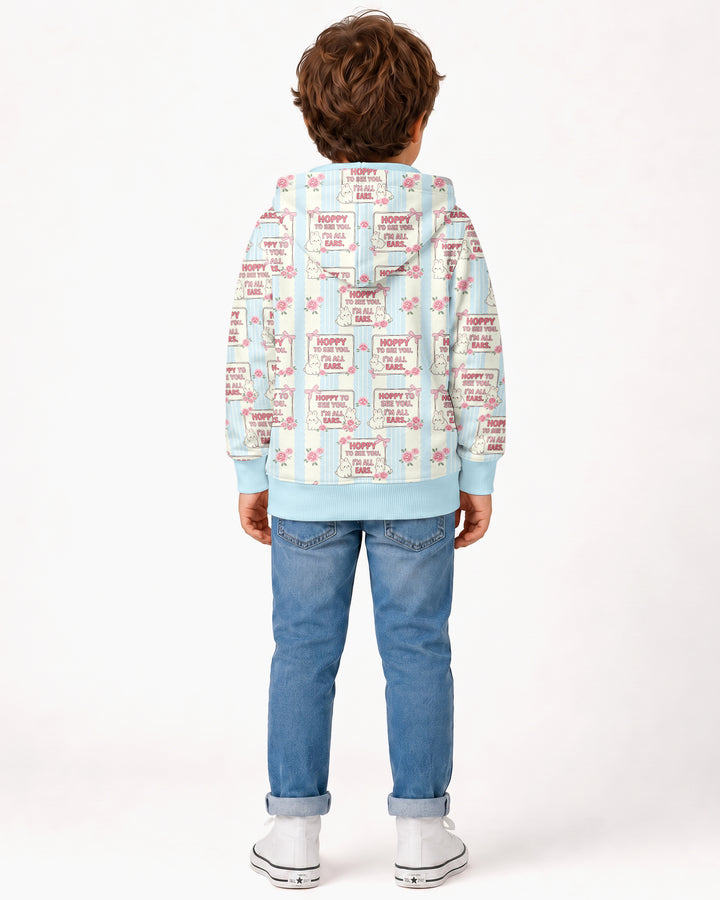 Hoppy To See You Bamboo Zip Hoodie