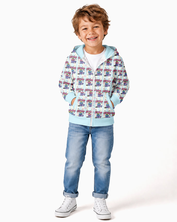 Boombox Bunny Bamboo Zip Hoodie