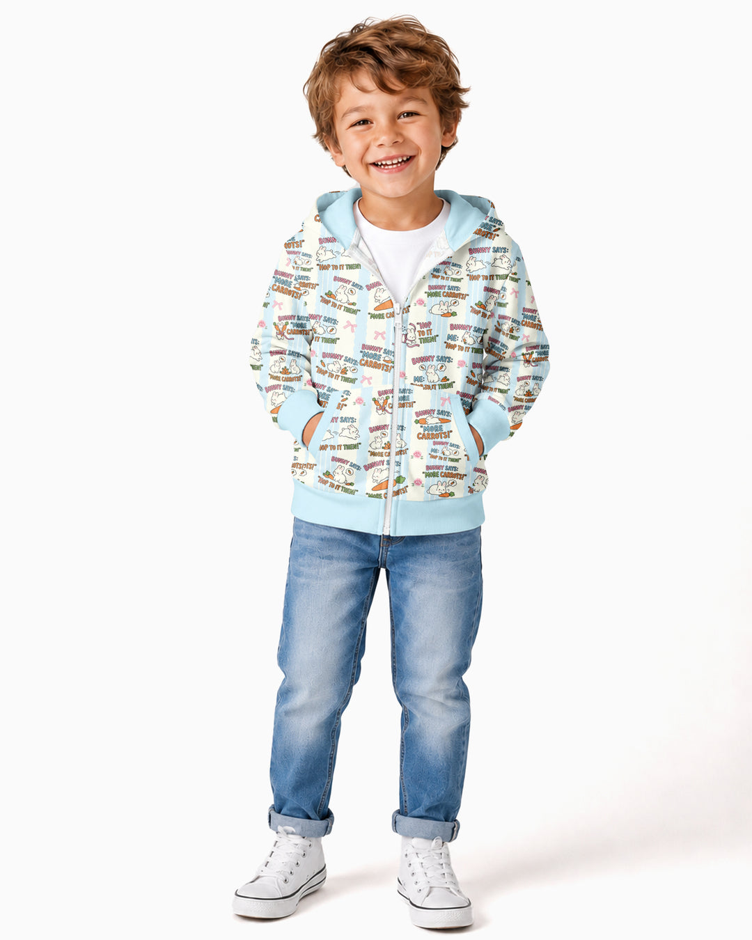 Hop To It Bamboo Zip Hoodie