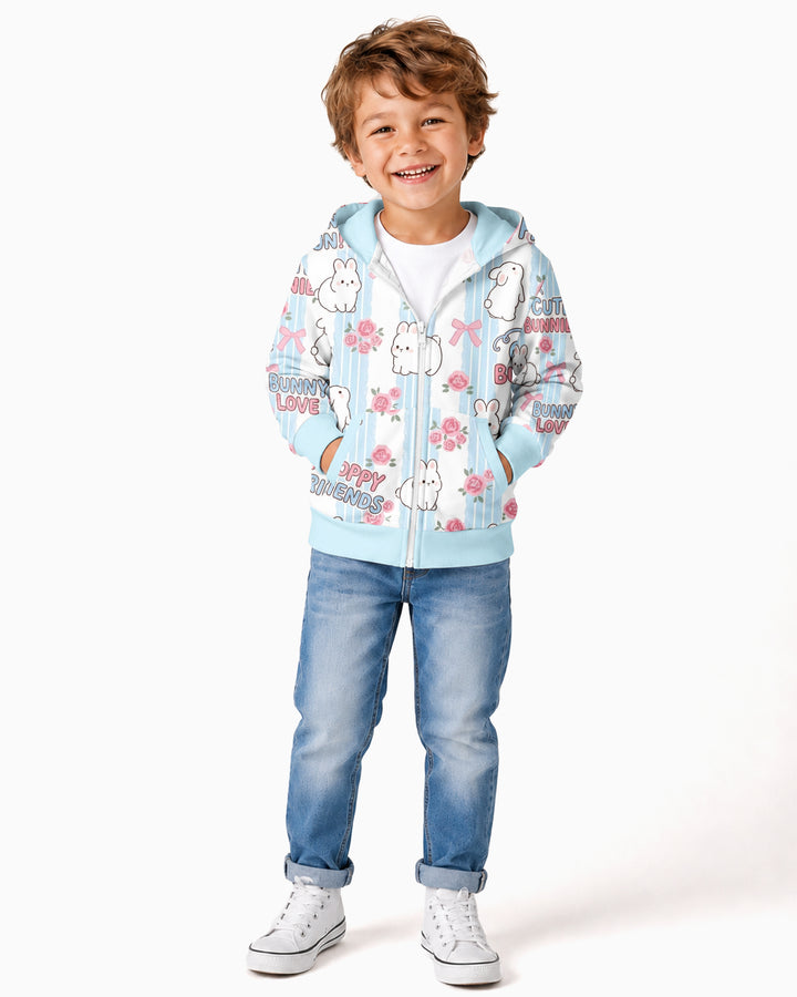Hoppy Friends Bamboo Zip Hoodie