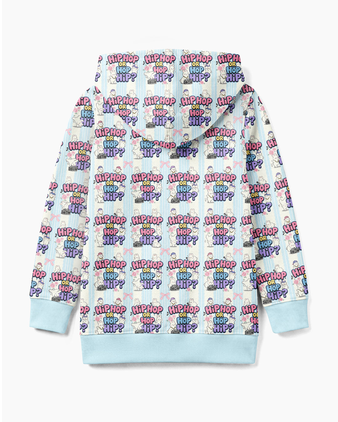 Boombox Bunny Bamboo Zip Hoodie