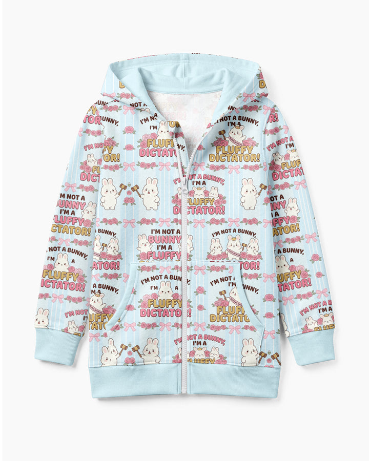 Bossy Bunny Bamboo Zip Hoodie