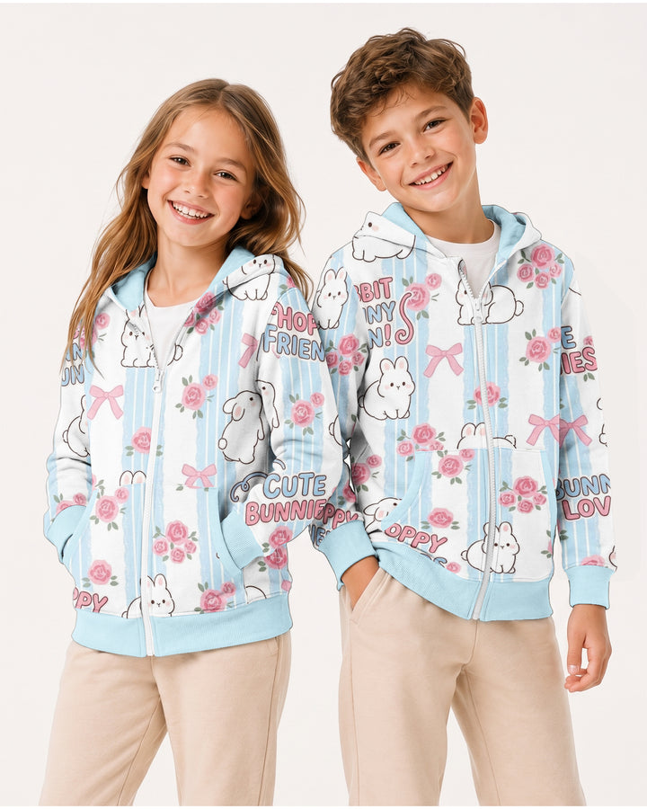 Hoppy Friends Bamboo Zip Hoodie