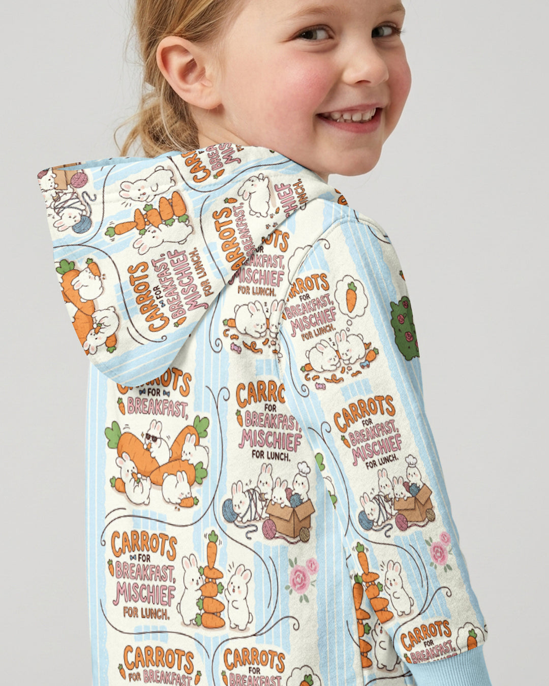 Little Troublemakers Bamboo Zip Hoodie