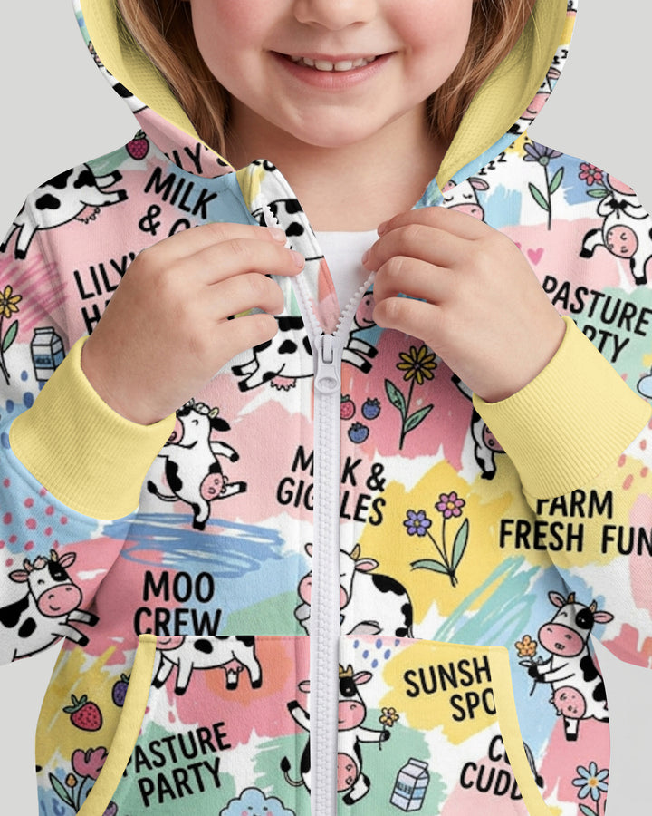 Custom Name Can’t Keep Us In The Barn Bamboo Zip Hoodie