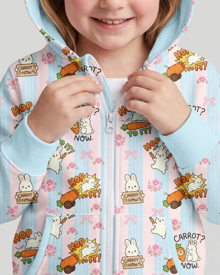 Carrot Rush Bamboo Zip Hoodie