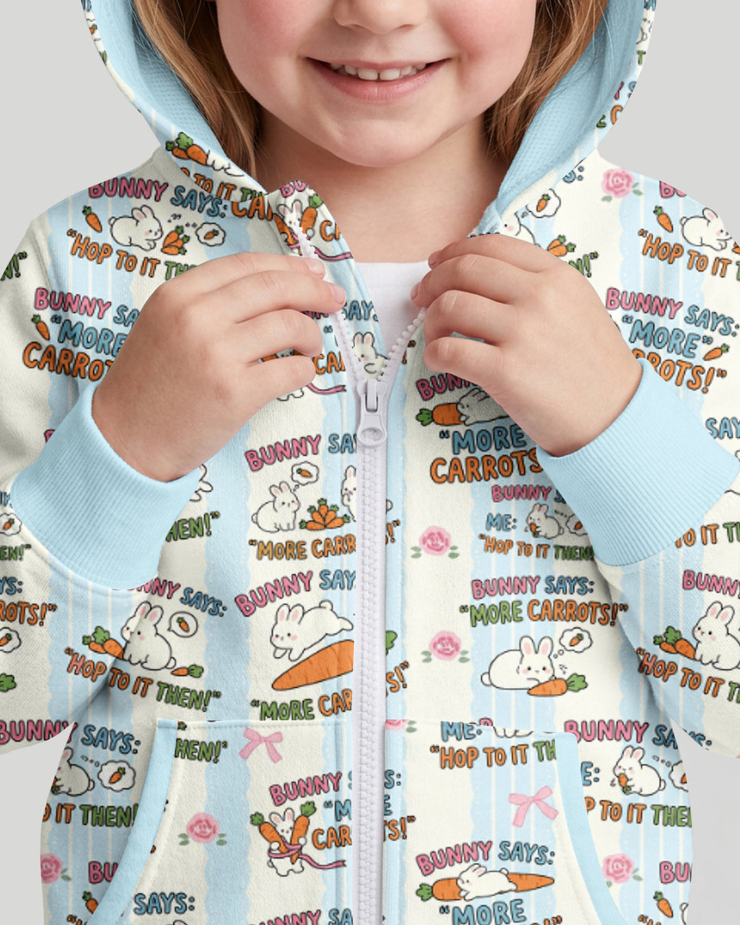 Hop To It Bamboo Zip Hoodie