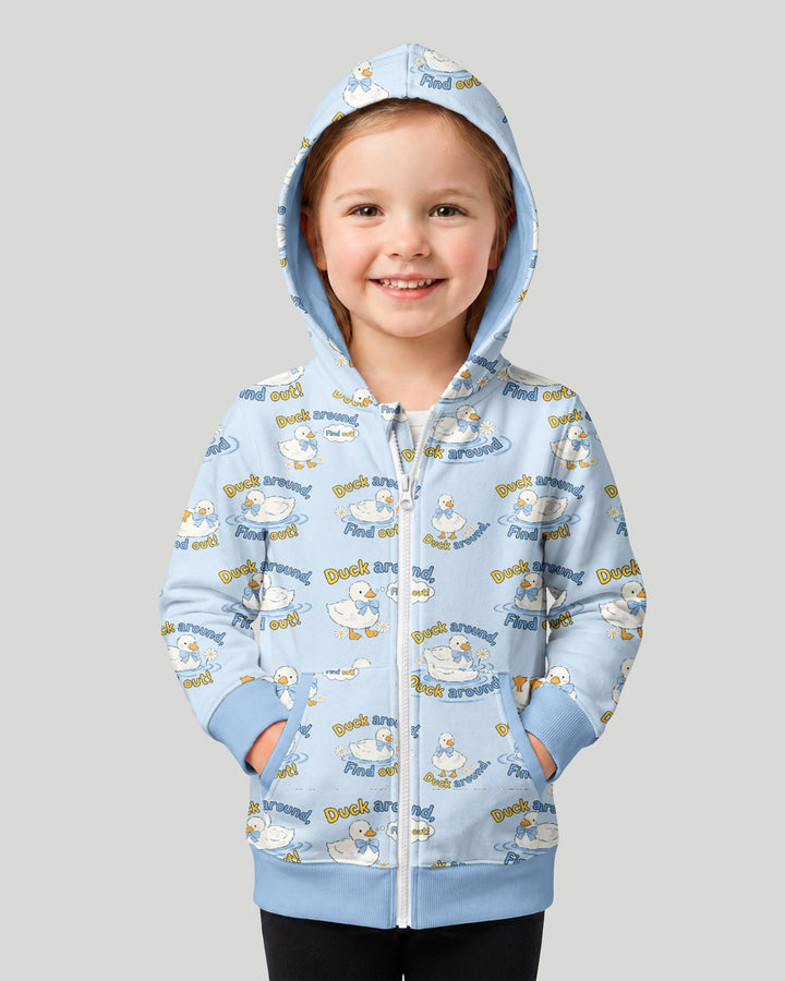 The Duck Around Bamboo Zip Hoodie