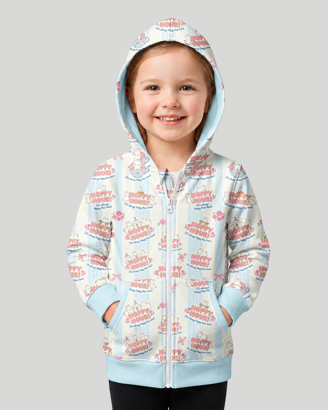 Hoppy Hour Bamboo Zip Hoodie