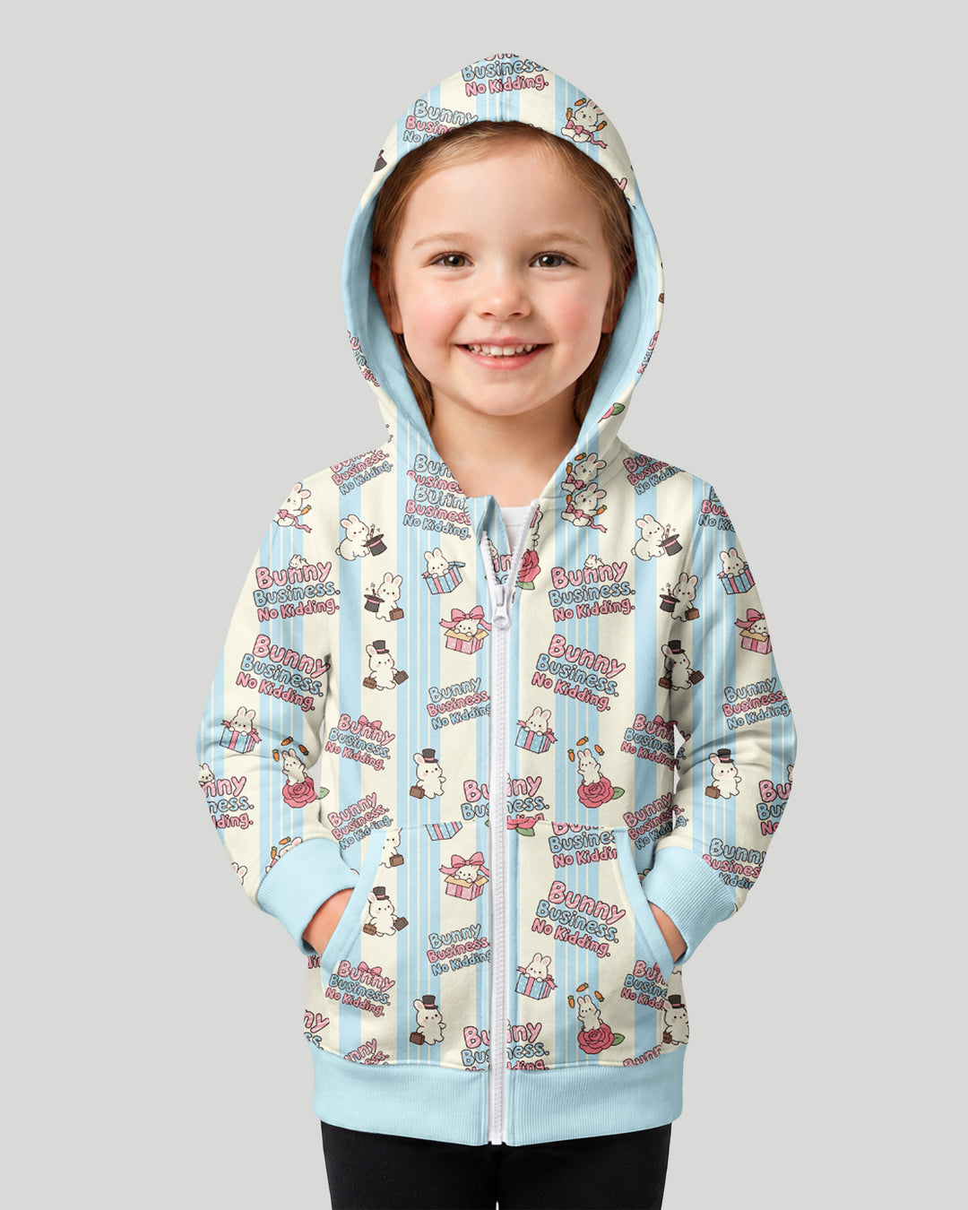 Boss Bunny Bamboo Zip Hoodie