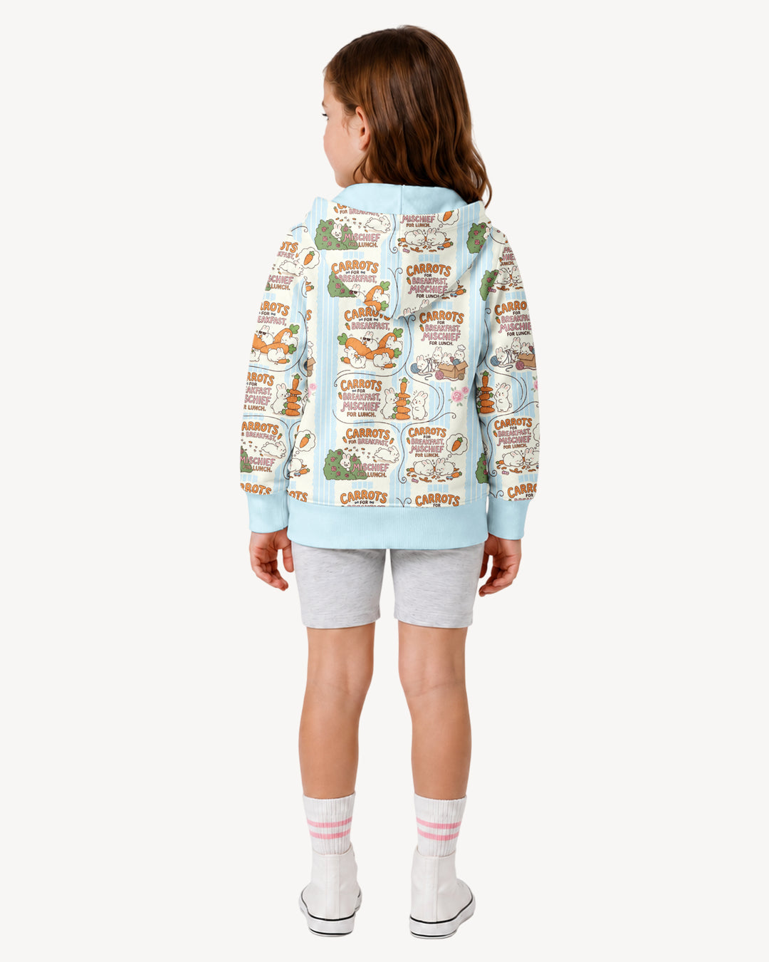 Little Troublemakers Bamboo Zip Hoodie
