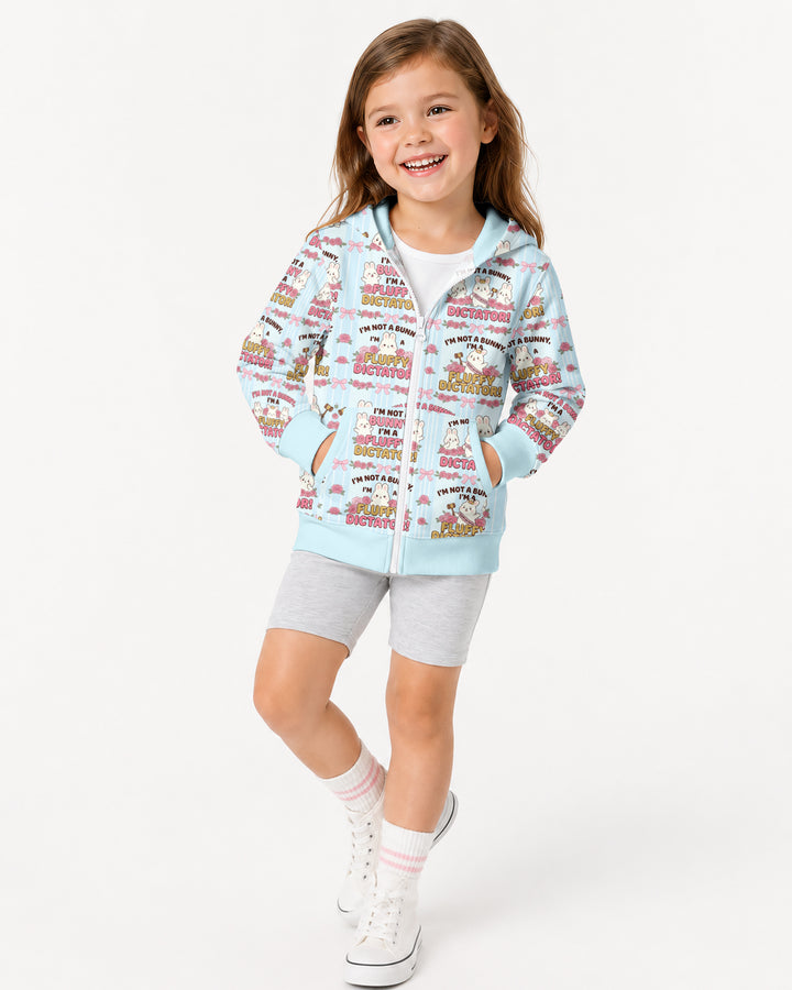Bossy Bunny Bamboo Zip Hoodie