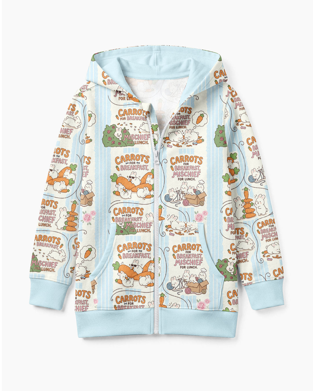 Little Troublemakers Bamboo Zip Hoodie