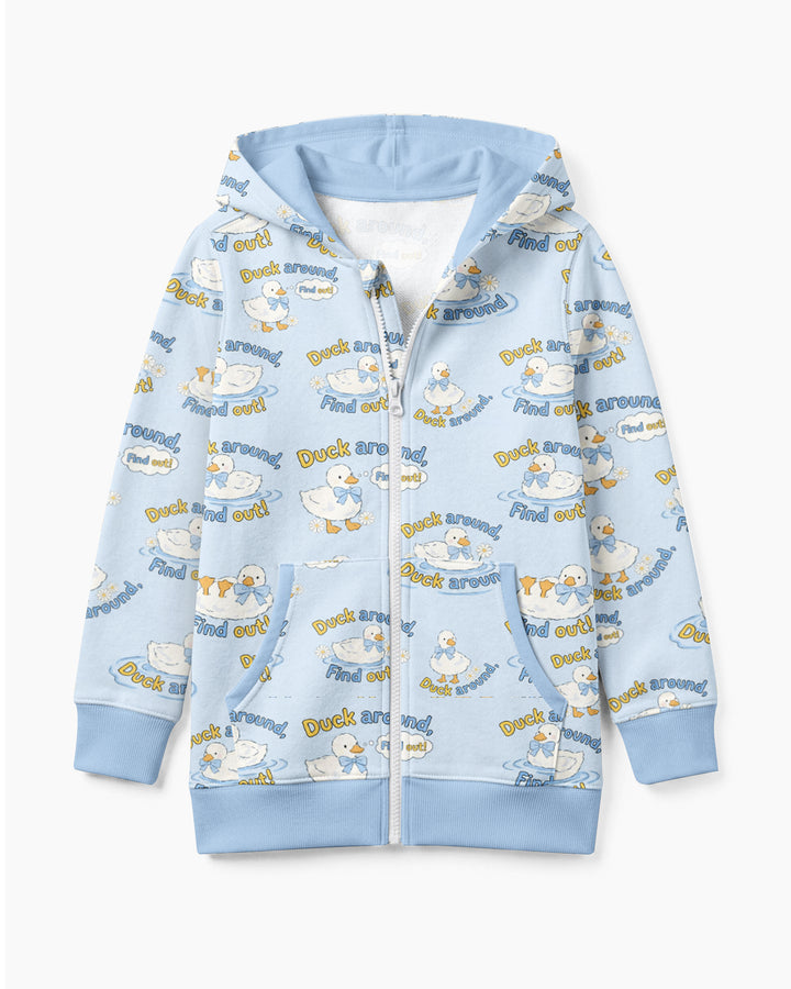 The Duck Around Bamboo Zip Hoodie