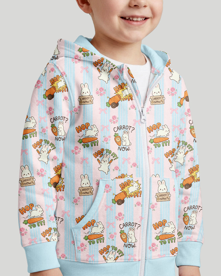 Carrot Rush Bamboo Zip Hoodie