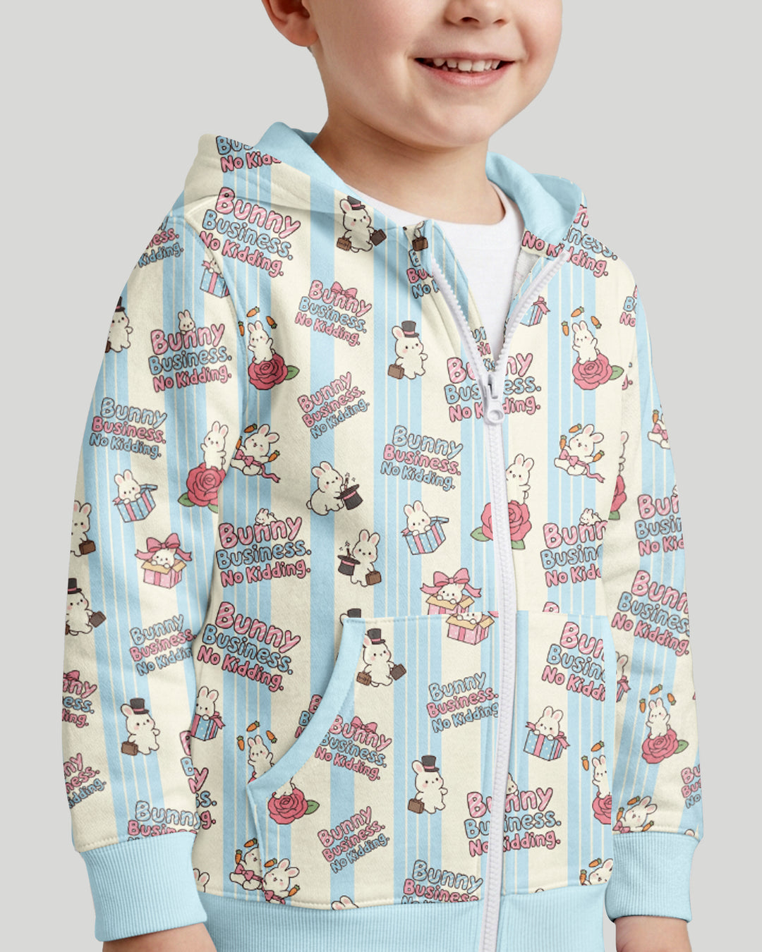 Boss Bunny Bamboo Zip Hoodie