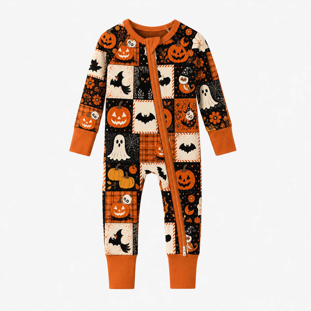Halloween Patchwork Charm Bamboo Convertible Zippy