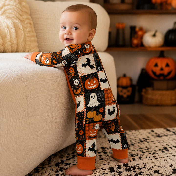 Halloween Patchwork Charm Bamboo Convertible Zippy