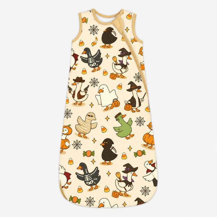 Halloween Goose Parade Bamboo Sleep Bag