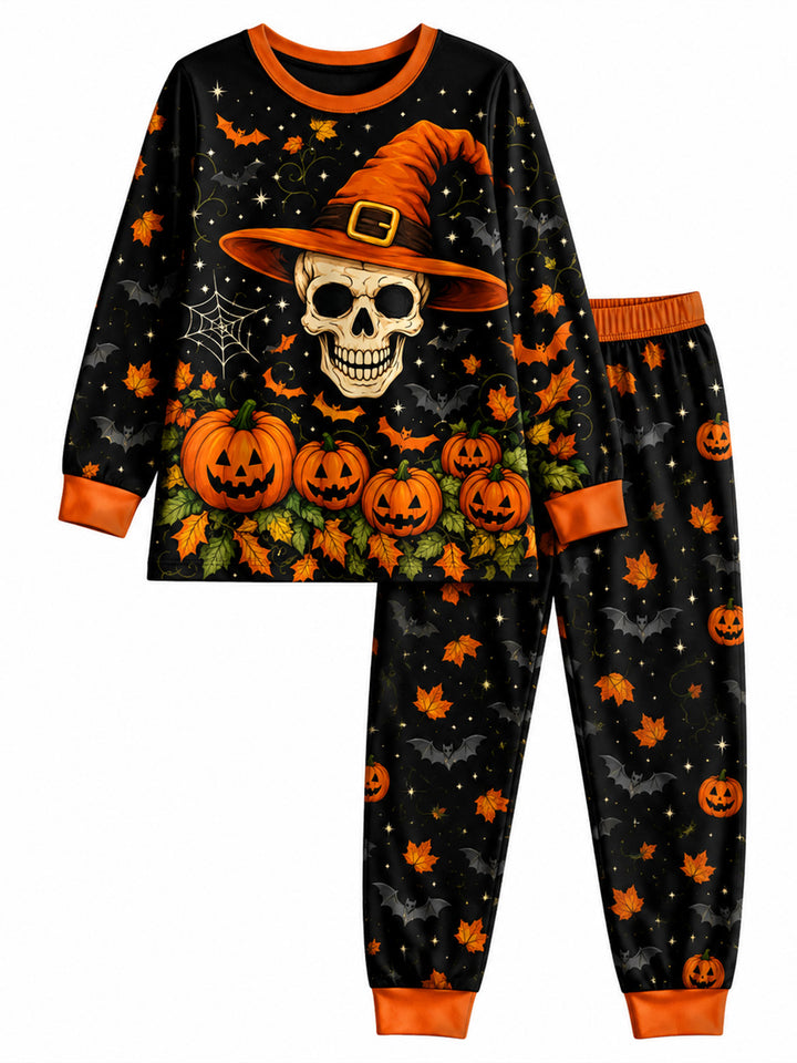 Halloween Skull Magic Bamboo Men's Pajama Set