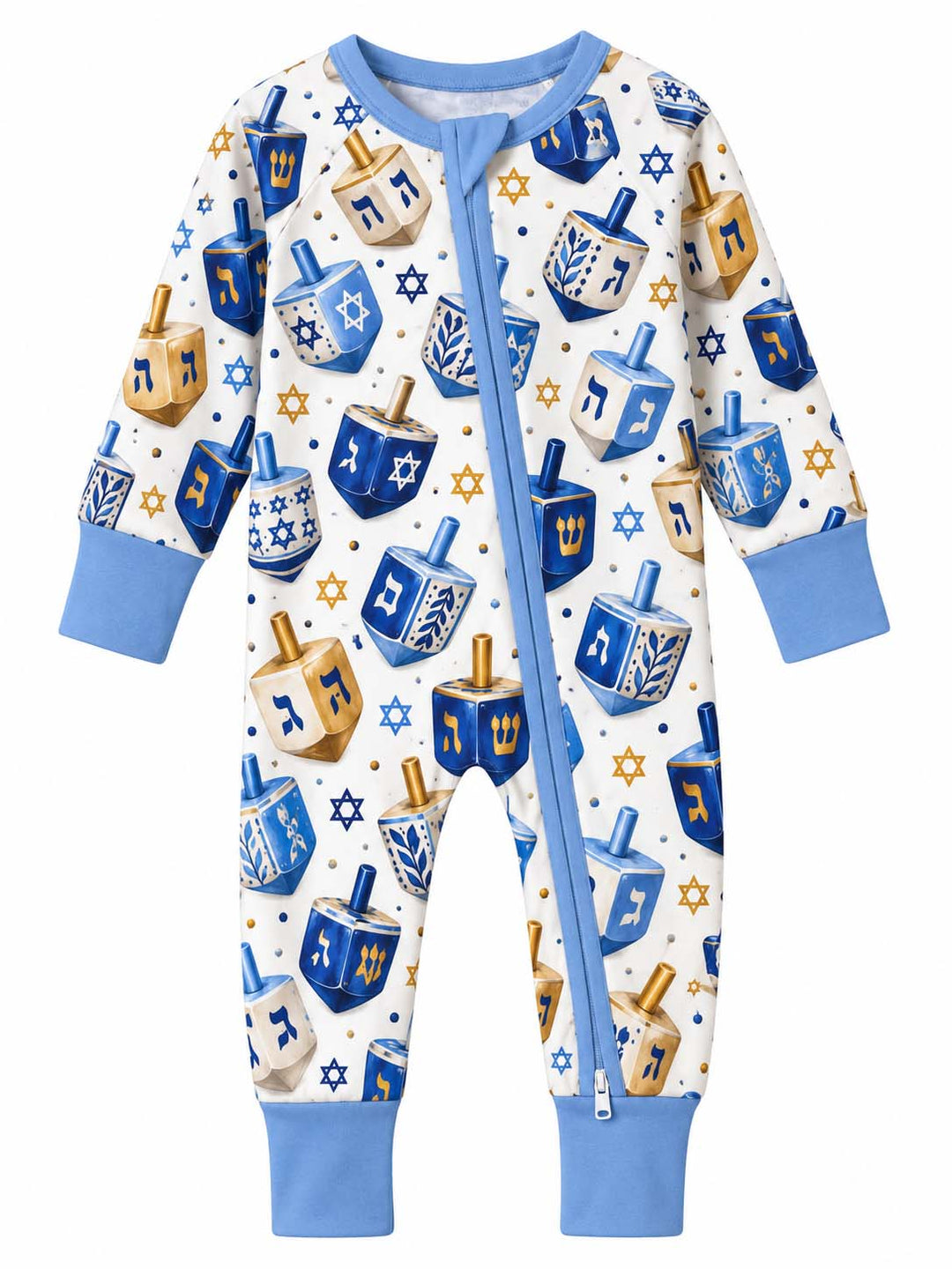 Hanukkah Dreidel Celebration Bamboo Convertible Zippy