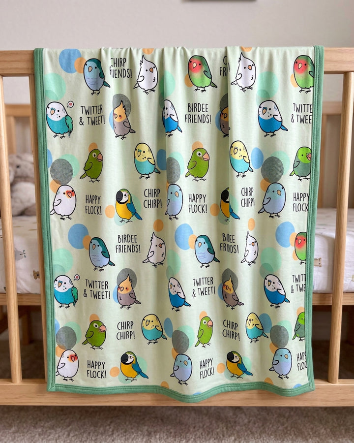 Happy Flock Bamboo Blanket