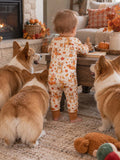 Happy Fall Corgis Bamboo Convertible Zippy