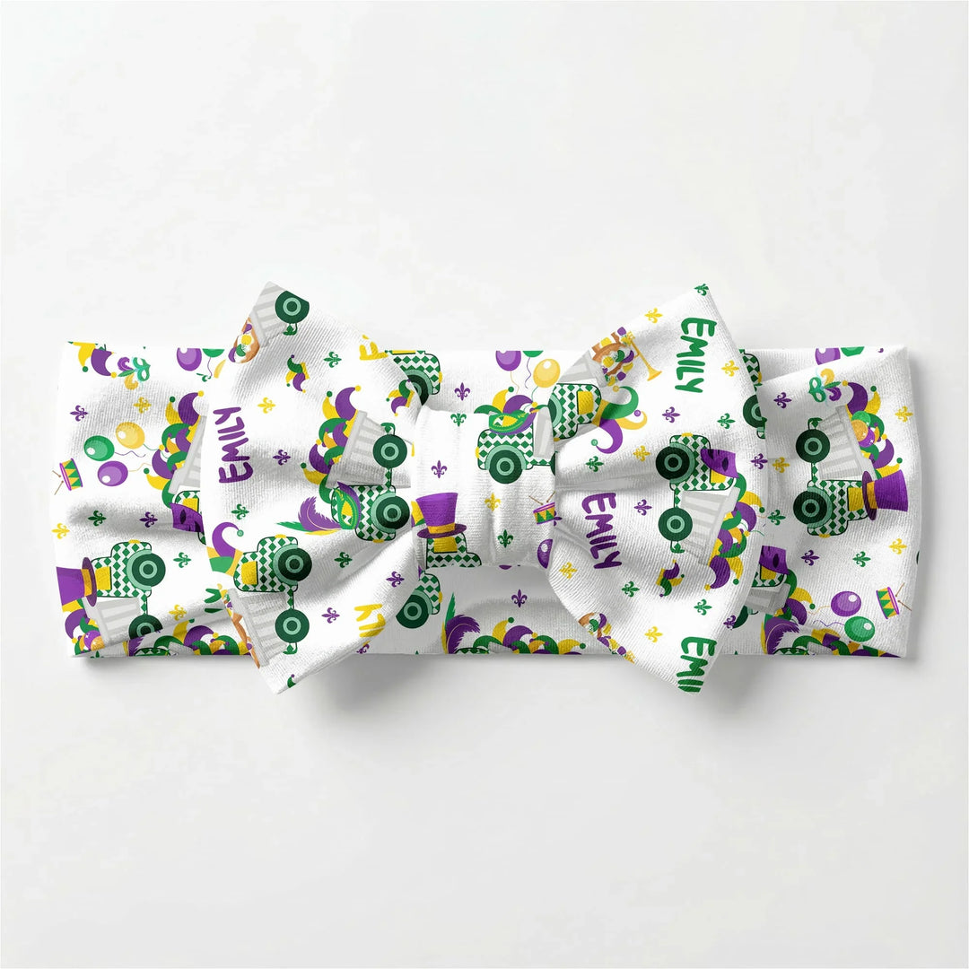 Mardi Gras Trucks Headband