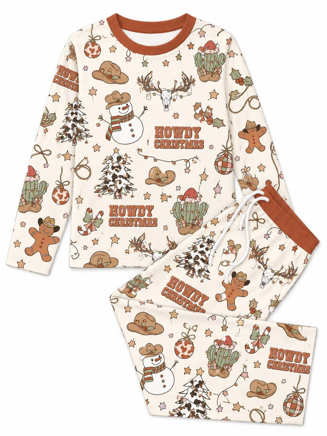 Howdy Christmas Wonderland Bamboo Men's Pajama Set