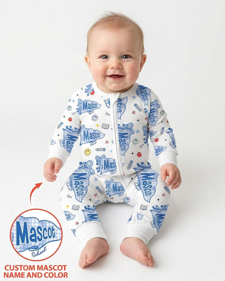 Custom Mascot School Name Bamboo Convertible Zippy