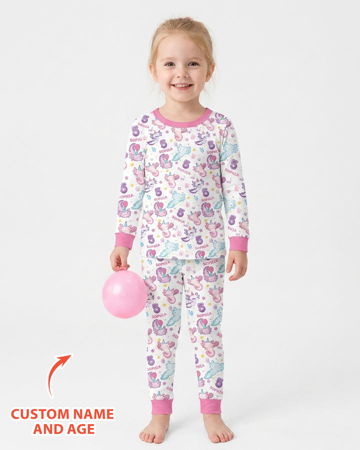 Personalized Alolt Of Fun Birthday Bamboo Two Piece Long Sleeve Pajama Set