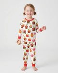 Template Bamboo Two Piece Long Sleeve Pyjamas Set