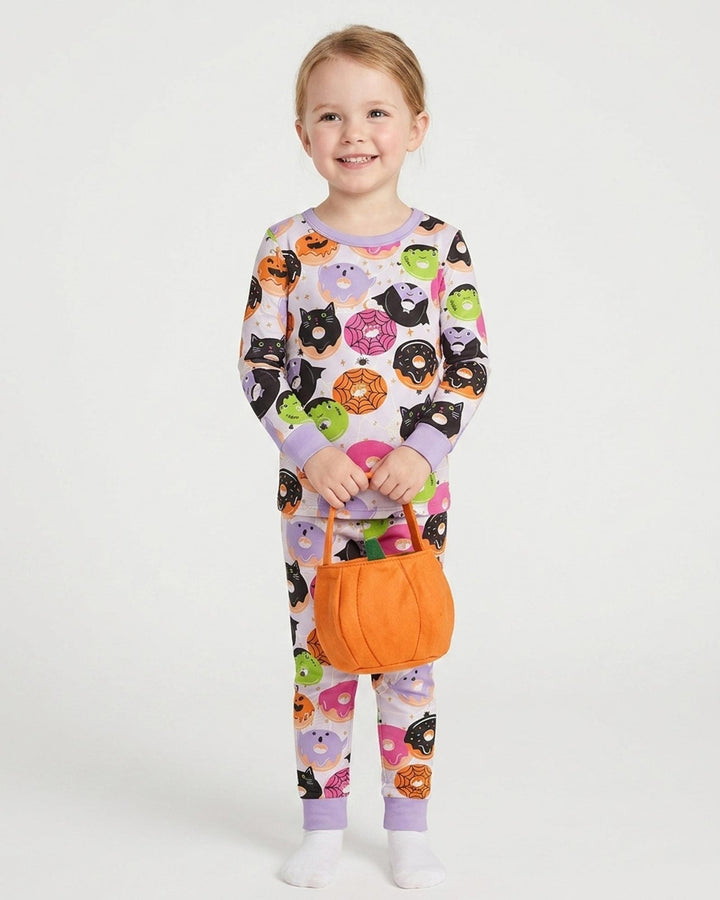Halloween Donut Bamboo Two Piece Long Sleeve Pajama Set