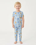Family Hanukkah Matching Bamboo Two Piece Short Sleeve Pajama Set
