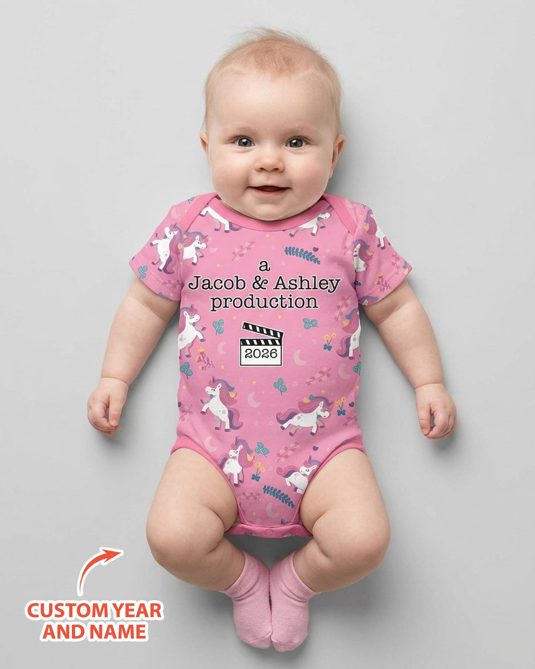 Baby Coming Soon Bamboo Bodysuit