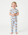American Hot Dog Bamboo Two Piece Short Sleeve Pajama Set
