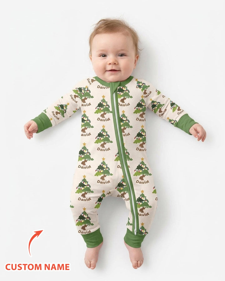 Dino Christmas Tree Bamboo Convertible Zippy