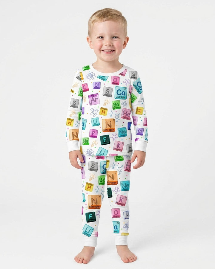 Science Elements Bamboo Two Piece Long Sleeve Pajama Set